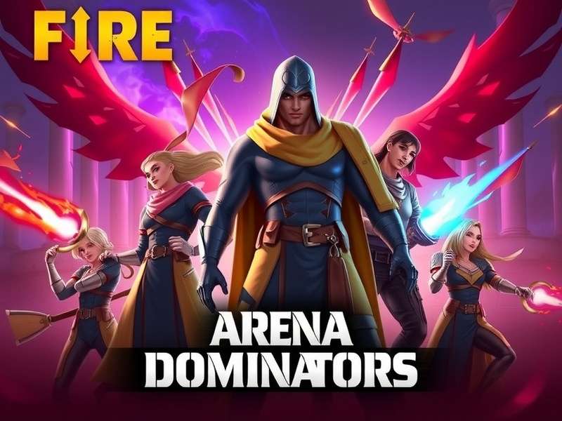 Free Fire Arena Dominators weapons and equipment